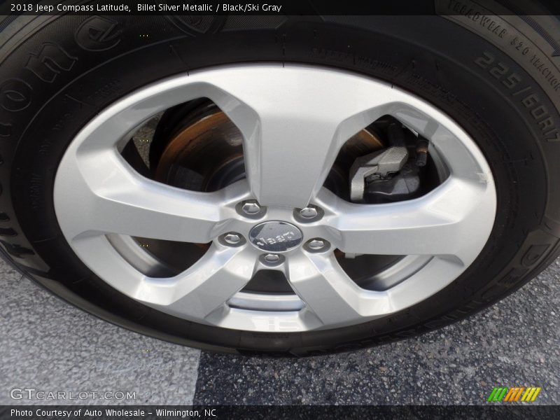 Billet Silver Metallic / Black/Ski Gray 2018 Jeep Compass Latitude