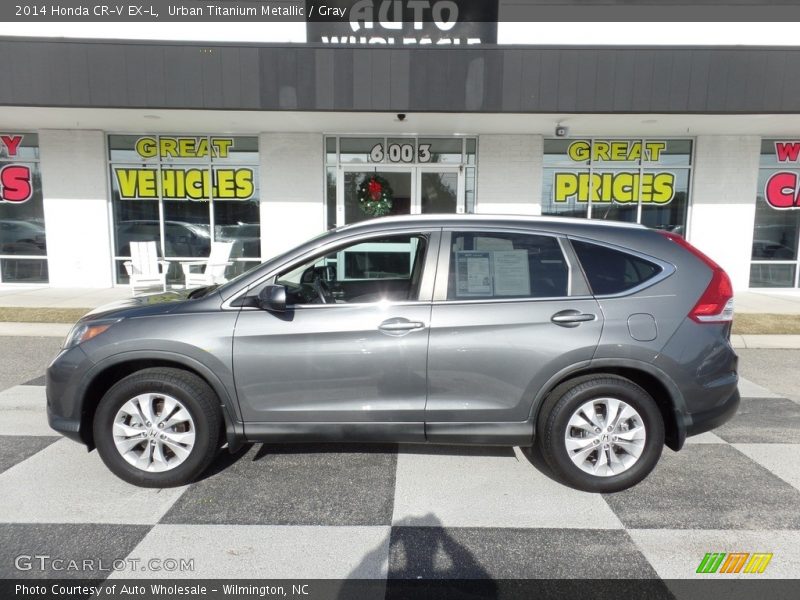 Urban Titanium Metallic / Gray 2014 Honda CR-V EX-L