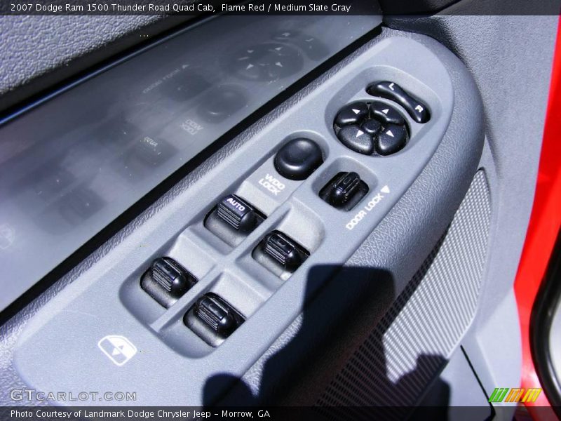 Flame Red / Medium Slate Gray 2007 Dodge Ram 1500 Thunder Road Quad Cab