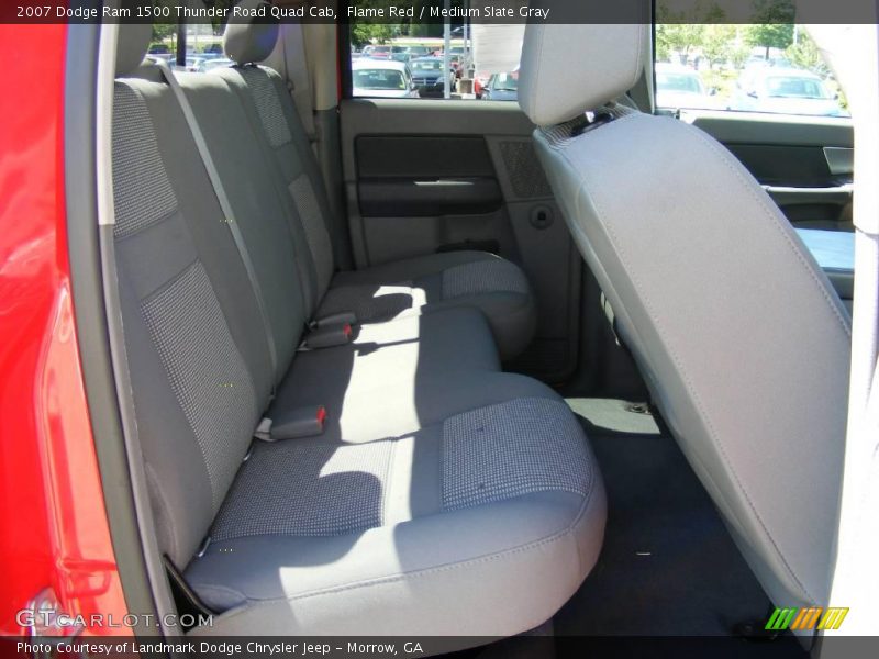 Flame Red / Medium Slate Gray 2007 Dodge Ram 1500 Thunder Road Quad Cab