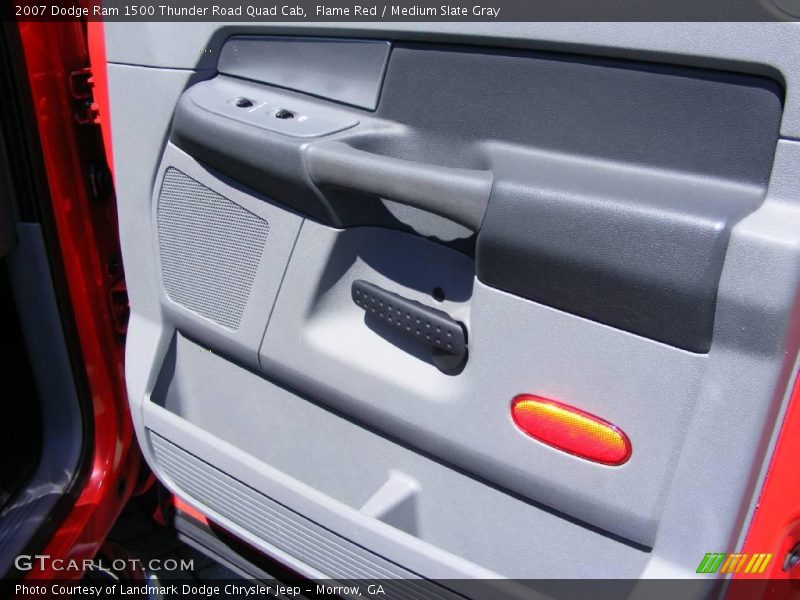 Flame Red / Medium Slate Gray 2007 Dodge Ram 1500 Thunder Road Quad Cab