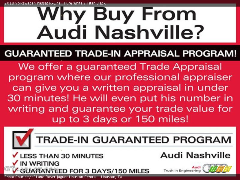 Pure White / Titan Black 2018 Volkswagen Passat R-Line