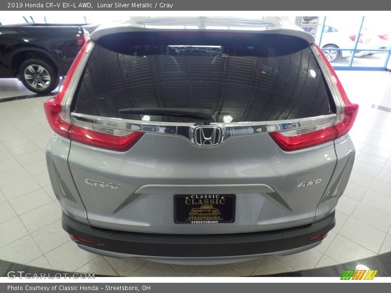 Lunar Silver Metallic / Gray 2019 Honda CR-V EX-L AWD