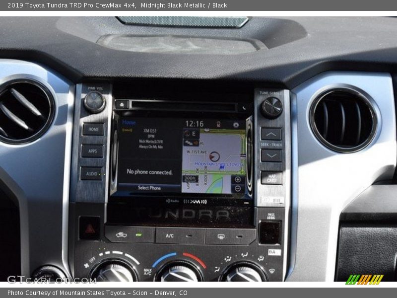 Midnight Black Metallic / Black 2019 Toyota Tundra TRD Pro CrewMax 4x4