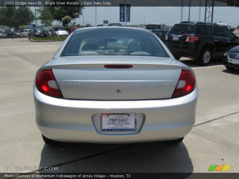 Bright Silver Metallic / Dark Slate Gray 2001 Dodge Neon ES