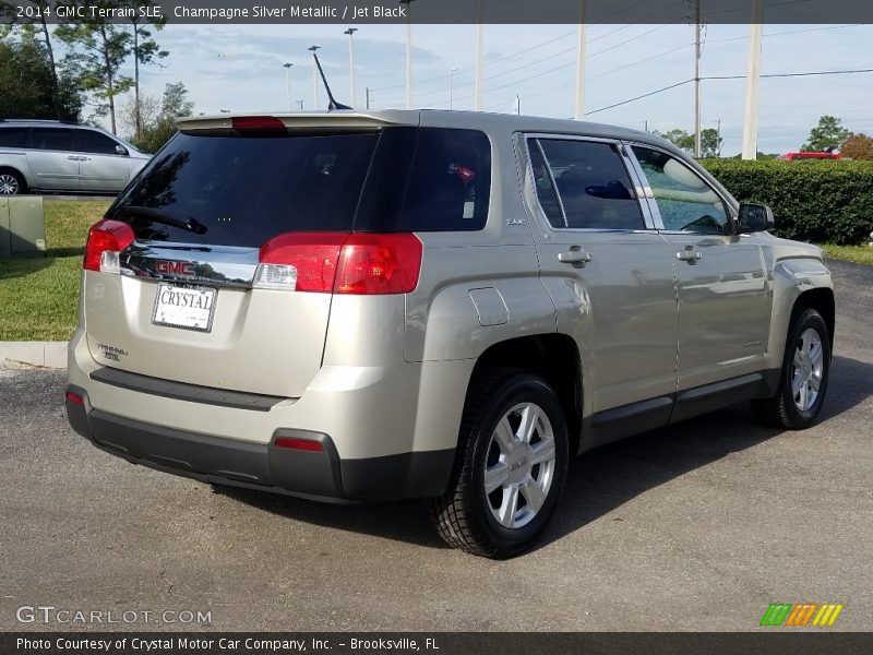 Champagne Silver Metallic / Jet Black 2014 GMC Terrain SLE