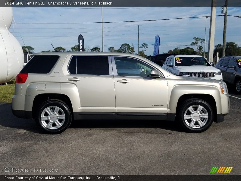 Champagne Silver Metallic / Jet Black 2014 GMC Terrain SLE