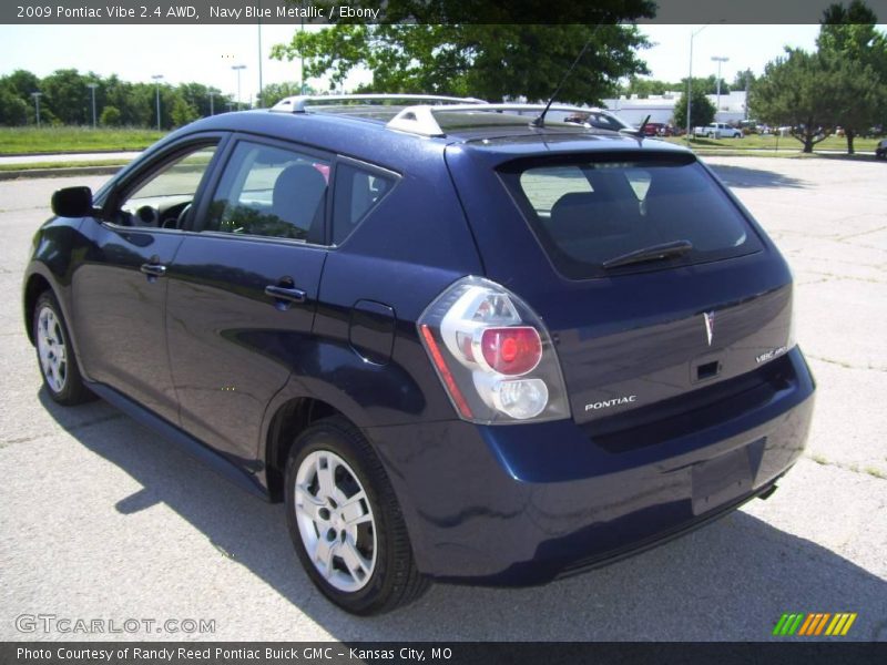 Navy Blue Metallic / Ebony 2009 Pontiac Vibe 2.4 AWD