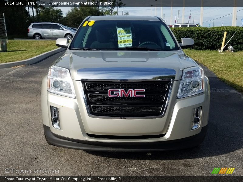 Champagne Silver Metallic / Jet Black 2014 GMC Terrain SLE