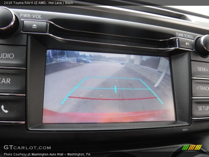 Hot Lava / Black 2016 Toyota RAV4 LE AWD