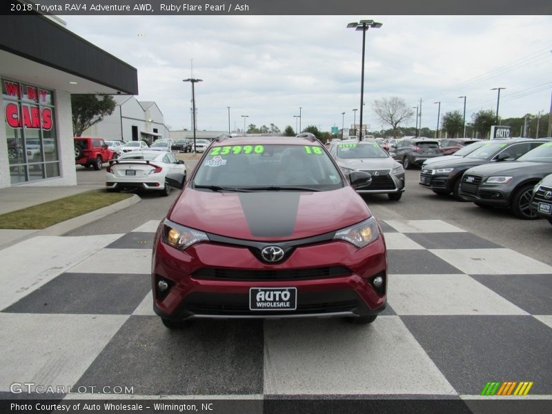 Ruby Flare Pearl / Ash 2018 Toyota RAV4 Adventure AWD