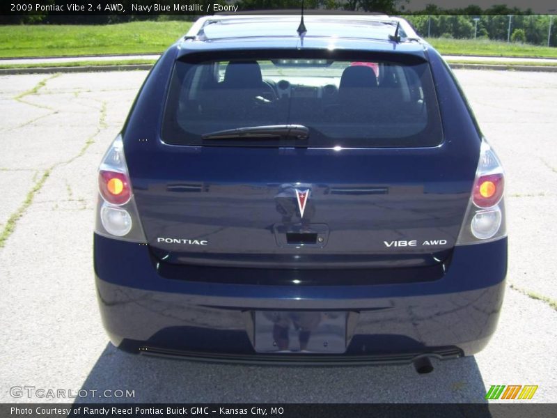 Navy Blue Metallic / Ebony 2009 Pontiac Vibe 2.4 AWD