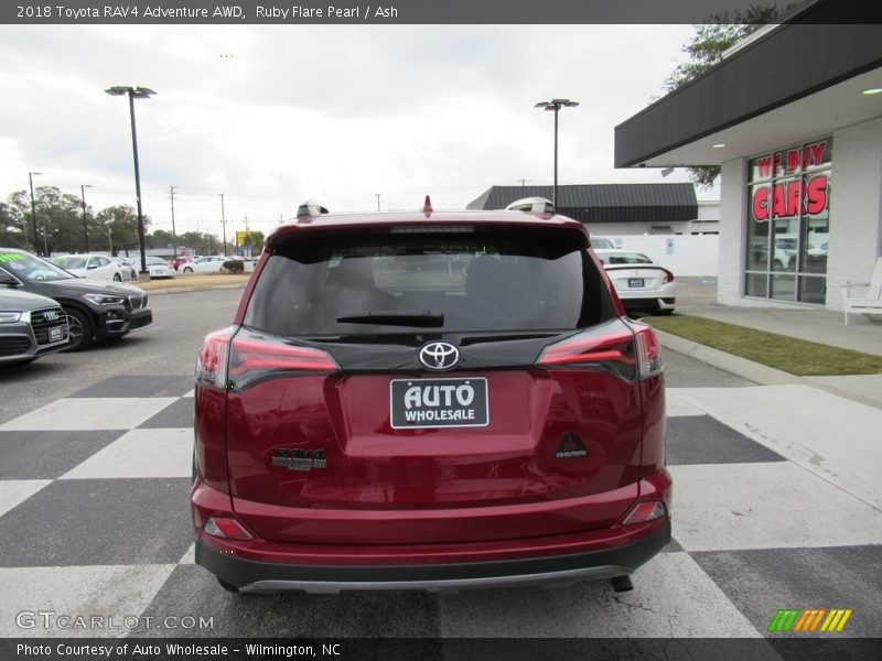 Ruby Flare Pearl / Ash 2018 Toyota RAV4 Adventure AWD