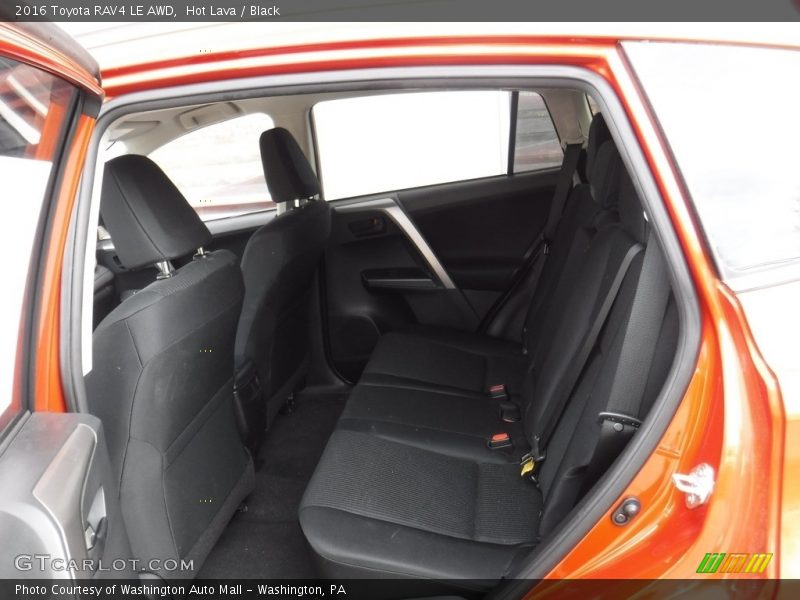 Hot Lava / Black 2016 Toyota RAV4 LE AWD