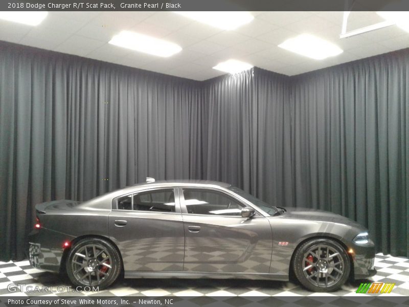 Granite Pearl / Black 2018 Dodge Charger R/T Scat Pack