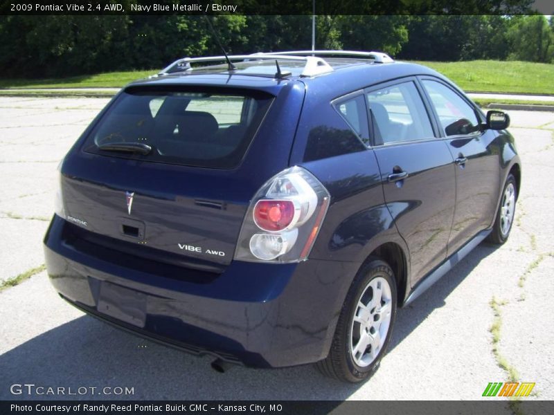 Navy Blue Metallic / Ebony 2009 Pontiac Vibe 2.4 AWD