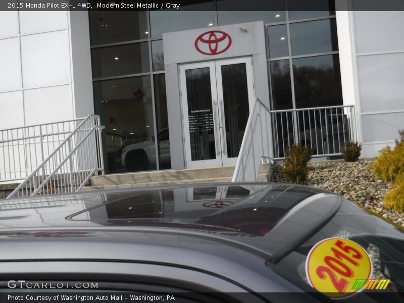 Modern Steel Metallic / Gray 2015 Honda Pilot EX-L 4WD