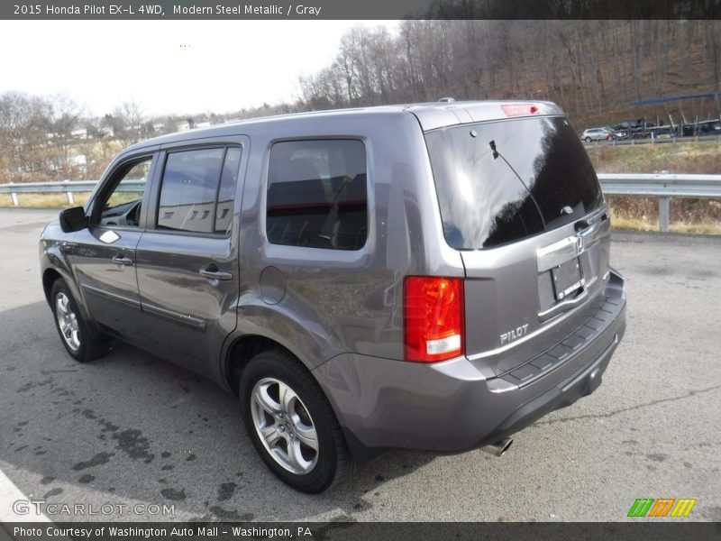 Modern Steel Metallic / Gray 2015 Honda Pilot EX-L 4WD
