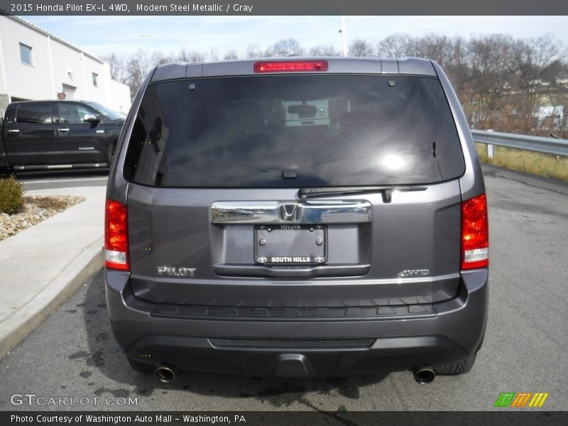 Modern Steel Metallic / Gray 2015 Honda Pilot EX-L 4WD