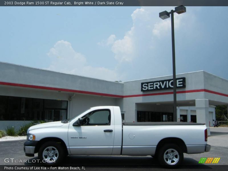 Bright White / Dark Slate Gray 2003 Dodge Ram 1500 ST Regular Cab