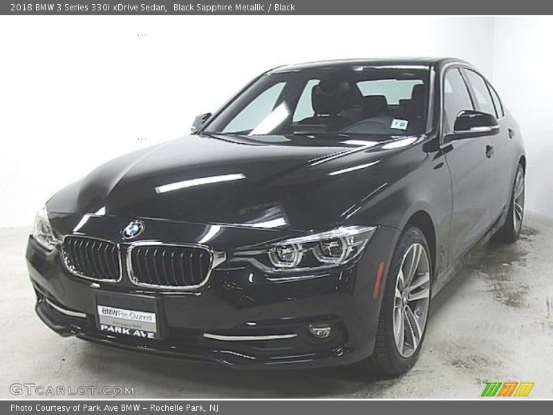 Black Sapphire Metallic / Black 2018 BMW 3 Series 330i xDrive Sedan