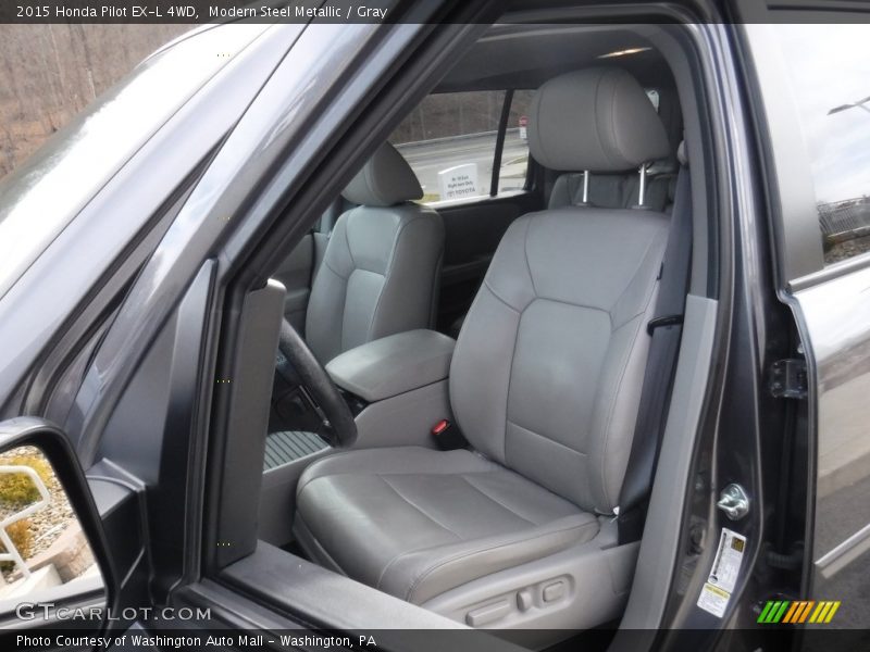 Modern Steel Metallic / Gray 2015 Honda Pilot EX-L 4WD