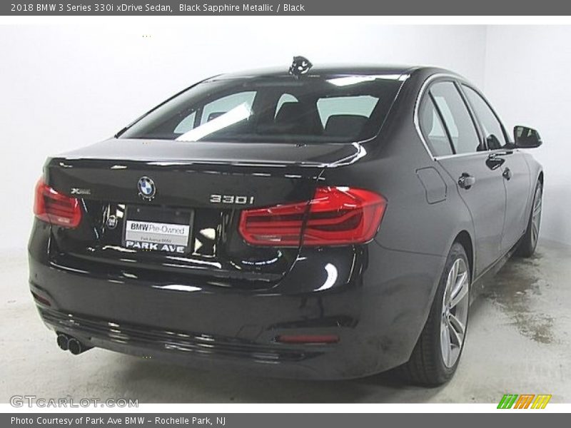 Black Sapphire Metallic / Black 2018 BMW 3 Series 330i xDrive Sedan