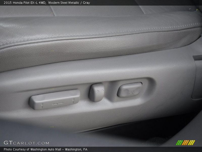 Modern Steel Metallic / Gray 2015 Honda Pilot EX-L 4WD