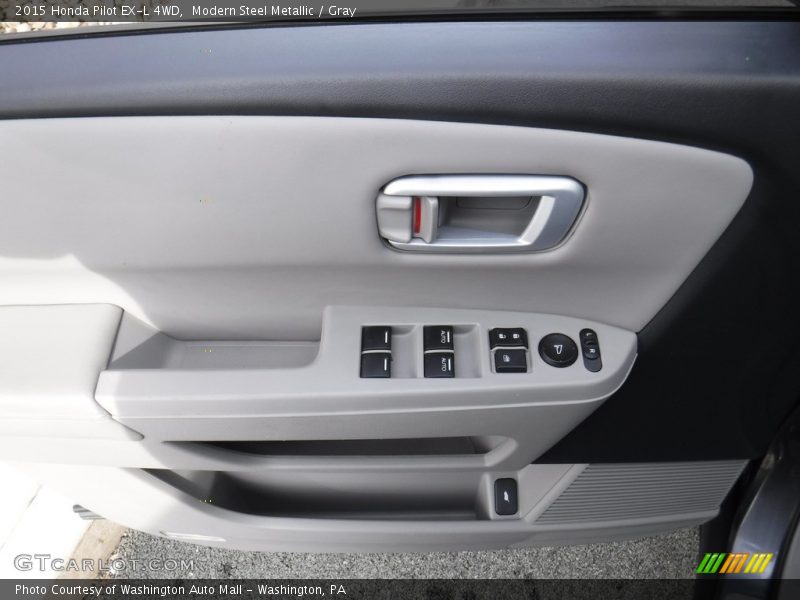 Modern Steel Metallic / Gray 2015 Honda Pilot EX-L 4WD