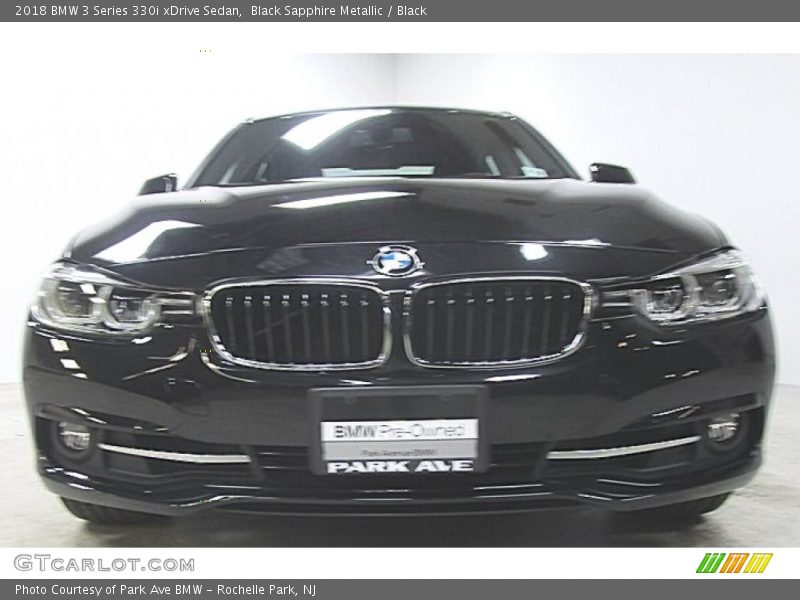 Black Sapphire Metallic / Black 2018 BMW 3 Series 330i xDrive Sedan