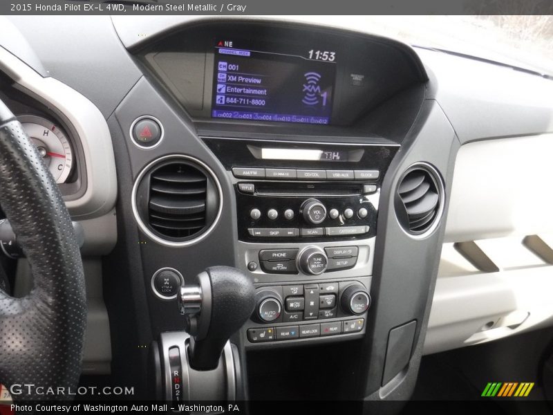 Modern Steel Metallic / Gray 2015 Honda Pilot EX-L 4WD