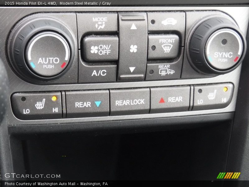 Modern Steel Metallic / Gray 2015 Honda Pilot EX-L 4WD