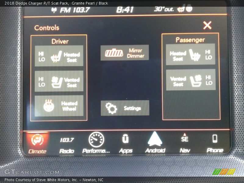 Granite Pearl / Black 2018 Dodge Charger R/T Scat Pack