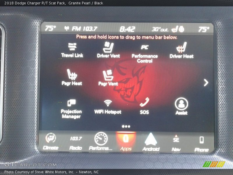 Granite Pearl / Black 2018 Dodge Charger R/T Scat Pack