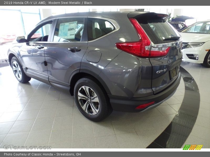 Modern Steel Metallic / Black 2019 Honda CR-V LX AWD