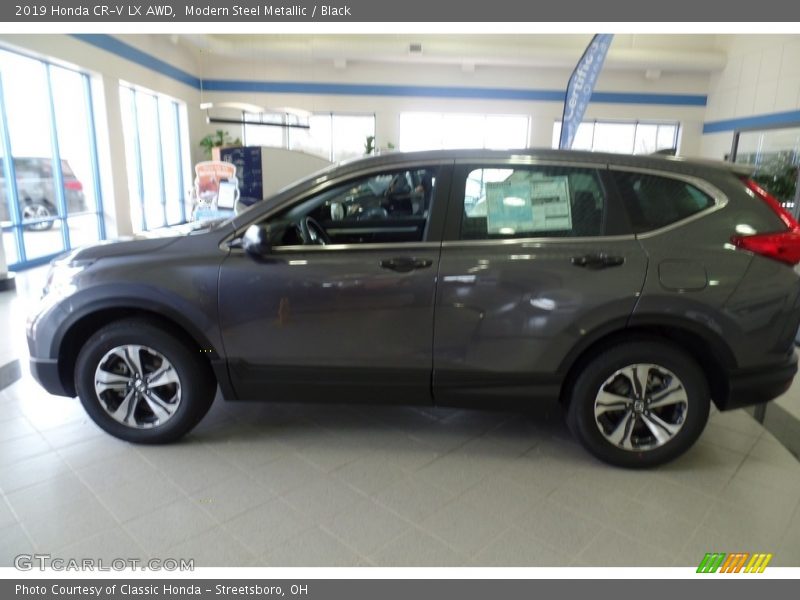 Modern Steel Metallic / Black 2019 Honda CR-V LX AWD