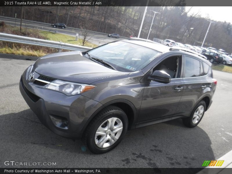 Magnetic Gray Metallic / Ash 2015 Toyota RAV4 LE AWD