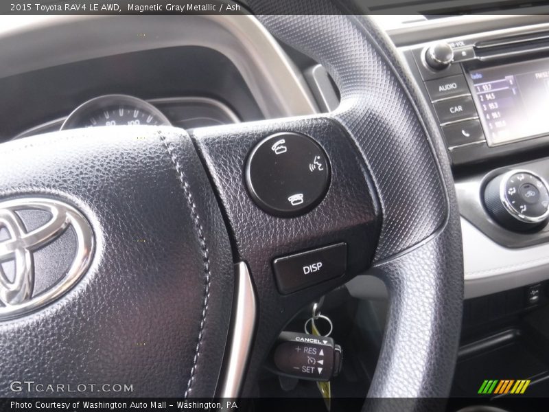 Magnetic Gray Metallic / Ash 2015 Toyota RAV4 LE AWD