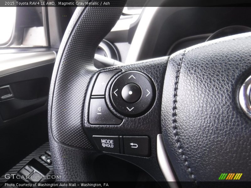 Magnetic Gray Metallic / Ash 2015 Toyota RAV4 LE AWD