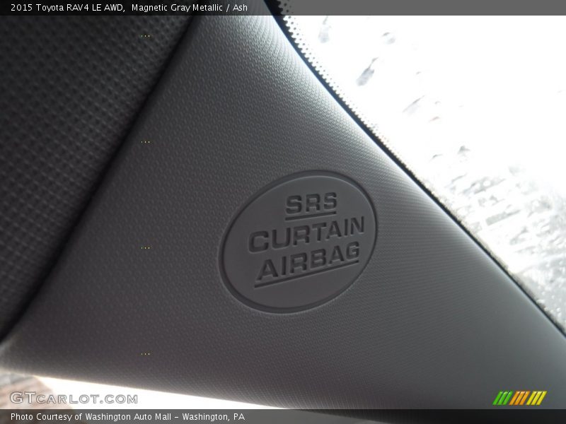 Magnetic Gray Metallic / Ash 2015 Toyota RAV4 LE AWD