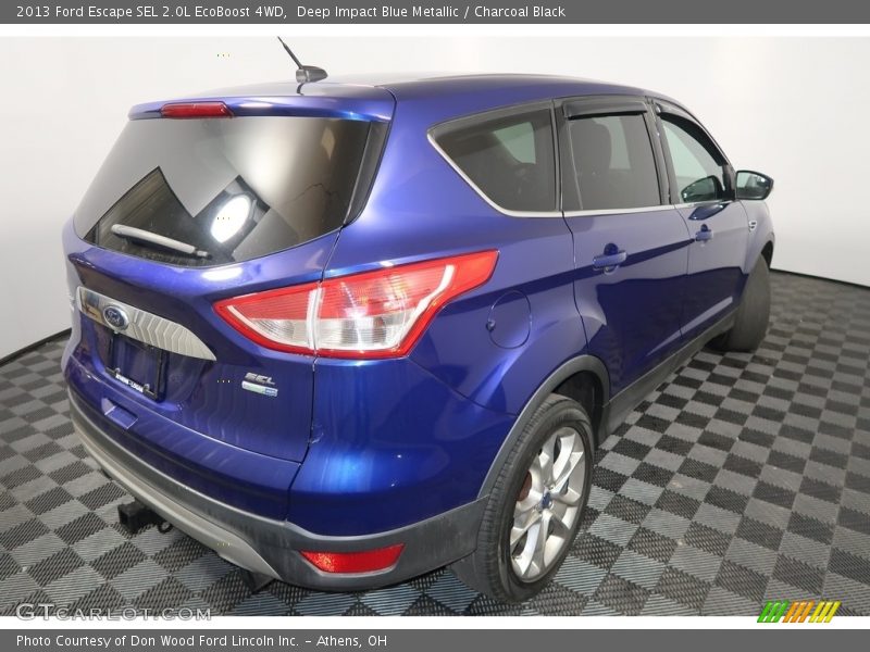 Deep Impact Blue Metallic / Charcoal Black 2013 Ford Escape SEL 2.0L EcoBoost 4WD