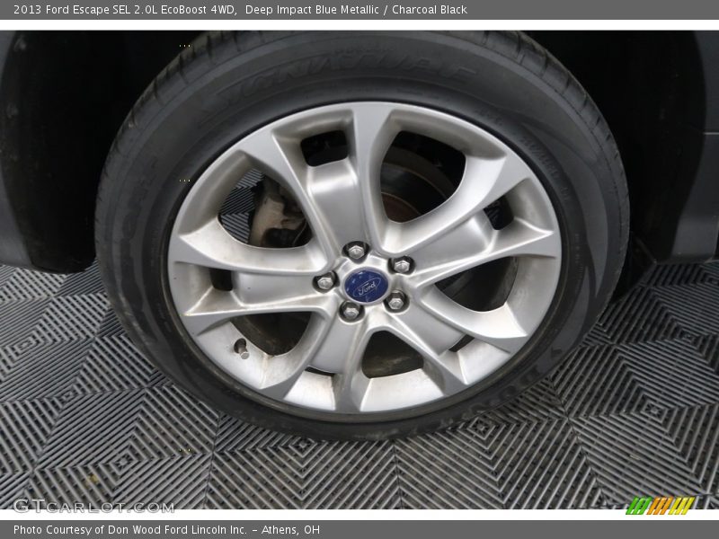 Deep Impact Blue Metallic / Charcoal Black 2013 Ford Escape SEL 2.0L EcoBoost 4WD