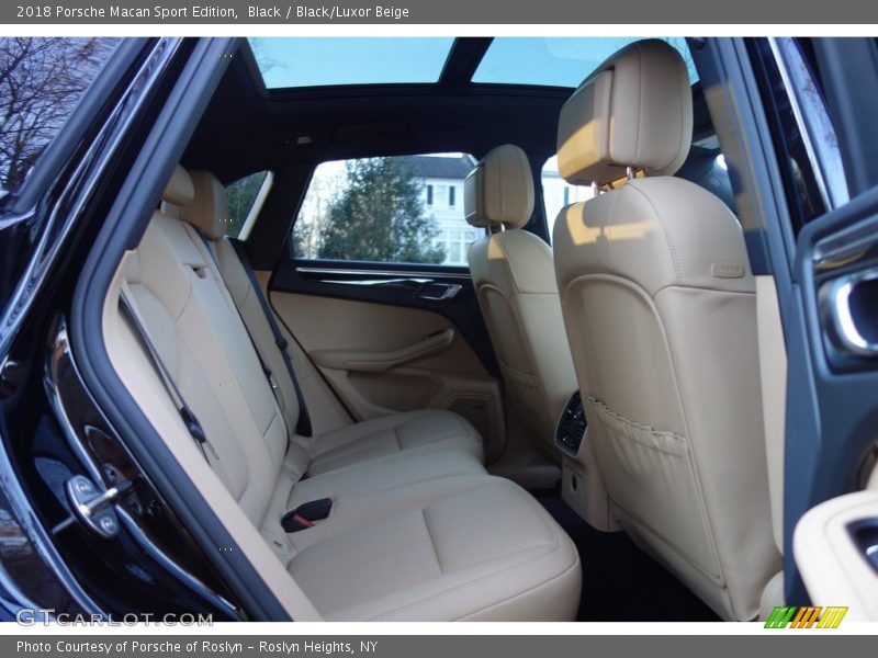Black / Black/Luxor Beige 2018 Porsche Macan Sport Edition