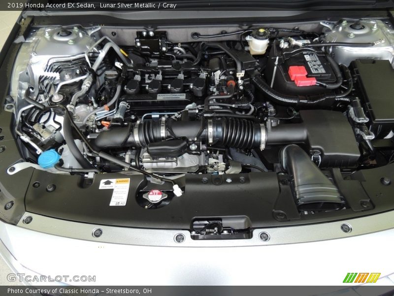  2019 Accord EX Sedan Engine - 1.5 Liter Turbocharged DOHC 16-Valve VTEC 4 Cylinder