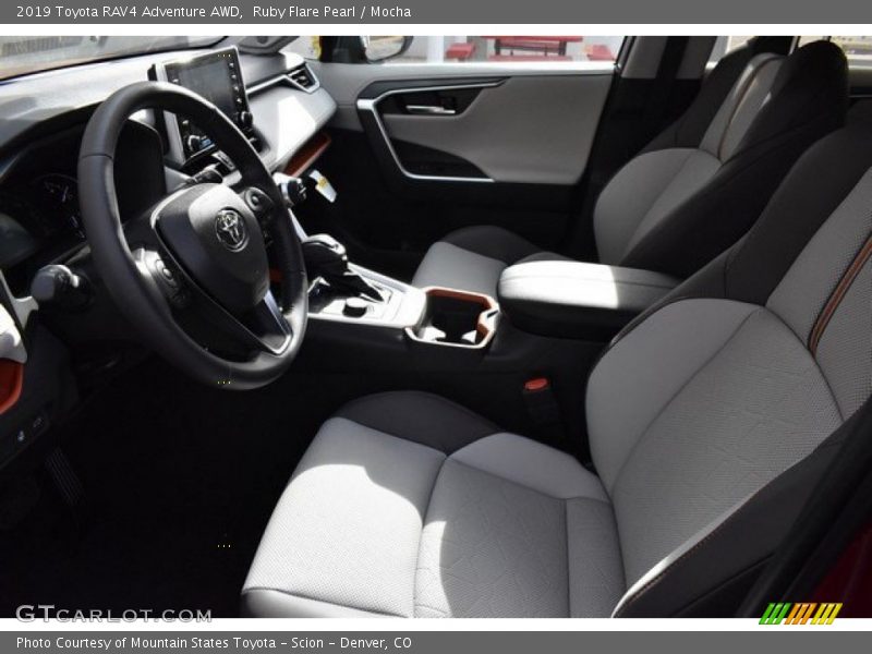 Front Seat of 2019 RAV4 Adventure AWD