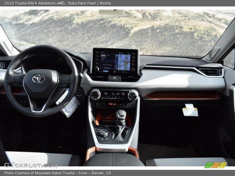Ruby Flare Pearl / Mocha 2019 Toyota RAV4 Adventure AWD