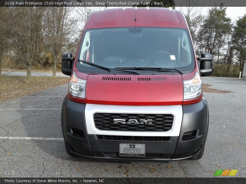 Deep Cherry Red Crystal Pearl / Black 2019 Ram ProMaster 2500 High Roof Cargo Van