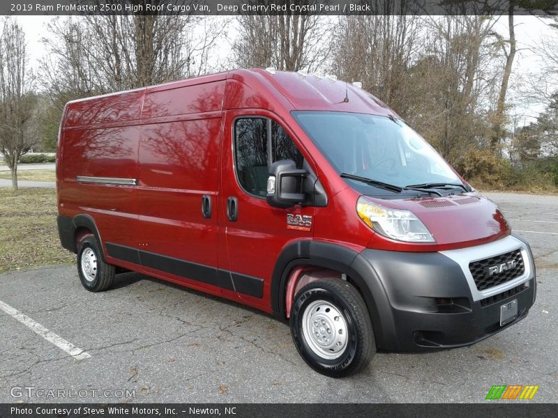 2019 ProMaster 2500 High Roof Cargo Van Deep Cherry Red Crystal Pearl