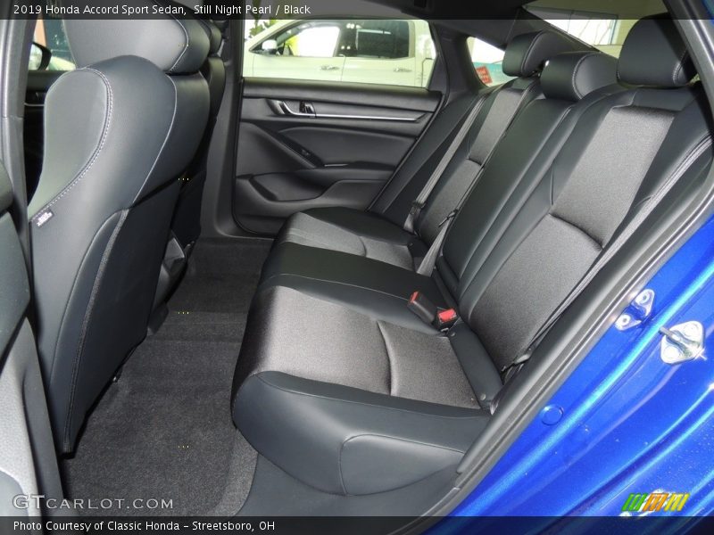 Rear Seat of 2019 Accord Sport Sedan