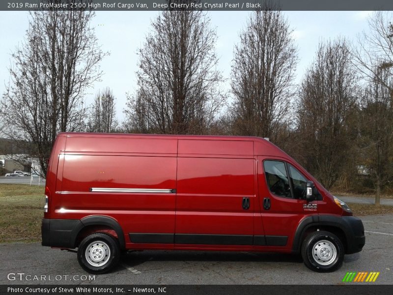  2019 ProMaster 2500 High Roof Cargo Van Deep Cherry Red Crystal Pearl